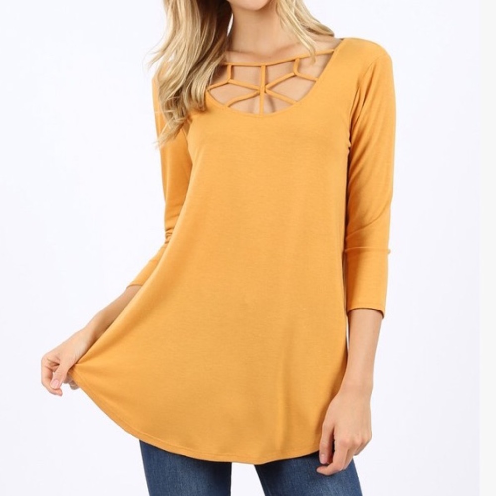 Mustard Zenana Tunic